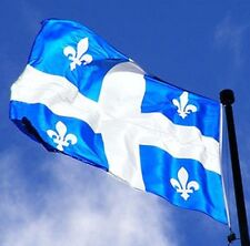 QUEBEC CANADA FLAG NEW 3x5 ft CANADIAN top quality usa seller picture