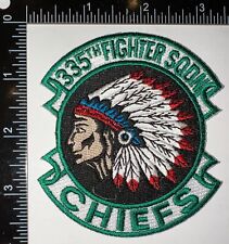 USAF US Air Force 335th Fighter Squadron Chiefs Patch picture