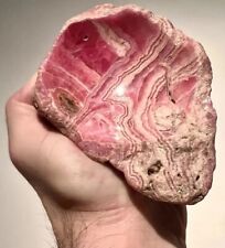 1.5 Pound: Rhodochrosite Polished / Rough Crystal Bowl  Capillitas, Argentina picture