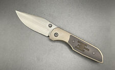 Reate Wehr Knives Lukas P Custom Knife Titanium W/ Engraved Micarta S35VN picture