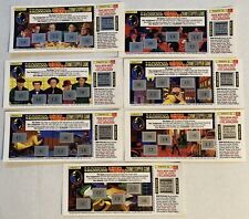 Vintage McDonald’s 1990 Dick Tracy Movie Crimestopper Game Scratch off Cards picture