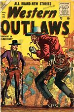 Western Outlaws  # 14    VERY GOOD   April 1956   Marvel chipping    See below picture