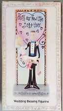 Fitz and Floyd Wedding Blessing Figurine Whimsical Couple picture
