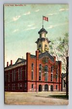 Marietta OH-Ohio, City Hall, Antique Vintage Souvenir Postcard picture