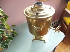 LARGE 1870's IVAN BATASHEV, TULA FACTORY IMPERIAL RUSSIAN BRASS SAMOVAR picture