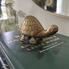 Solid Brass Tortoise Vintage picture