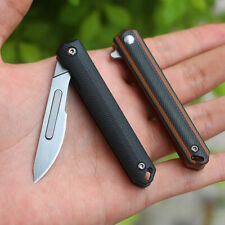 Tactical Pocket Knife Lightweight Mini Camping Hunting Survival EDC G10 Handle picture