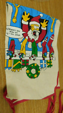Vintage The Simpsons Santa Homer Gourmet Holiday Apron Christmas Fireplace picture