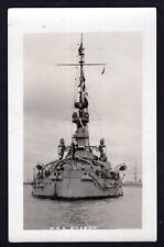 USS Oregon Battleship RPPC Real Photo Vintage Postcard Unused picture