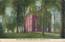 EPWORTH IA - Epworth Seminary Old Seminary Hall Postcard - 1911 picture