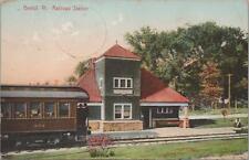Postcard Railroad Station Bristol Vermont 1907 picture