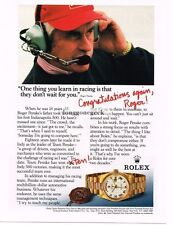 1994 Rolex Oyster Watch Roger Penske Vintage Print Ad picture