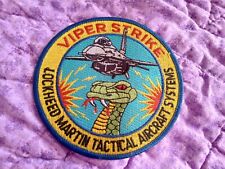 Viper Strike Lockheed Martin Tactical Aircraft Systems Patch picture