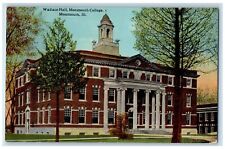 c1910's Wallace Hall Monmouth College Monmouth Illinois IL Antique Postcard picture