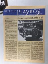 JJJMISC11 Vintage Original Article 1928 Jordan Playboy Roadster Jan 1983 3 page picture