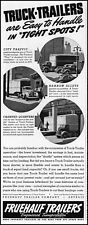 1940 Fruehauf Trailer Company Detroit truck-trailers vintage art print ad  LA28 picture