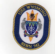 USS Wyoming SSBN 742 Crest BC Patch Cat No C7024 picture