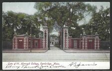 Gate of 77, Harvard College, Cambridge, MA, Very Early Postcard, Used in 1906 picture