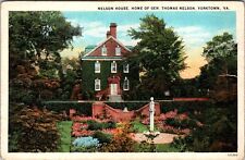 Yorktown VA-Virginia, Nelson House, Home Of General Nelson Vintage Postcard picture