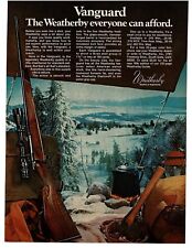 1975 WEATHERBY Vanguard Bolt Action Rifle Vintage Ad  picture