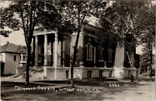 Litchfield Minnesota RPPC Catholic Church 1933 to Redwood Falls MN Postcard V13 picture