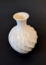 Vintage LENOX Swirl Ivory Color China Bud Vase 5.5