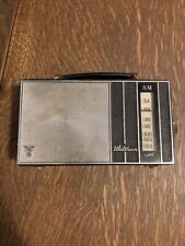 VINTAGE WALTHAM EIGHT 8 TRANSISTOR Radio Model X10KC Japan Sony Antique History picture