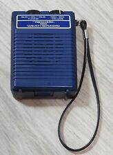 Realistic Mini Weatheradio Model 12-156 RadioShack Blue Weather Radio TESTED picture