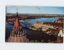 Postcard View from the Peace Tower Balcony Ottawa Ontario Canada North America picture