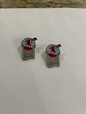 3 carnival lapel pins ( One Not Pictured) picture