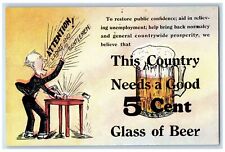 Comic Postcard Repeal Prohibition Volstead Act Beer Attention c1960's Vintage picture