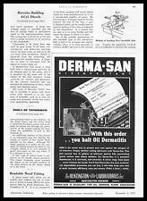 1937 Derma-San Oil Dermatitis Shop Disinfectant Huntington Labs Indiana Print Ad picture