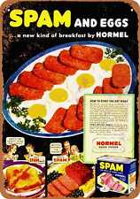 Metal Sign - Hormel Spam and Eggs - Vintage Look Reproduction picture