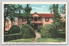 Postcard Ash Lawn Home Of President James Monroe Charlottesville VA 1932 picture