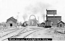 Railroad Train Station Depot Cambridge Nebraska NE - 8x10 Reprint picture