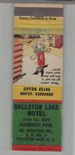 Matchbook Cover - Outhouse - Ballston Lake Motel Ballston Lake, NY picture