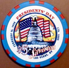 $5 Casino Chip. Silverton, Las Vegas, NV. President's Day 1998. W15. picture