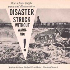1959 Lysol Disinfectant Hurricane Diane New England photo art decor vintage ad picture