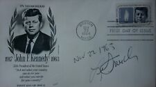 RARE Les French Signed FDC JFK Assassination Houston Street Eyewitness 11/22/63 picture