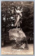 RPPC Postcard Portland Oregon Sacajawea Monument City Park c1940s Unposted picture