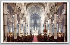 Interior Saint Pauls Cathedral Pittsburgh Pennsylvania Interior Altar Postcard picture