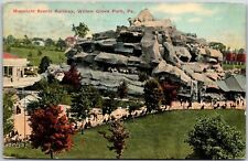 1911 Mountain Scenic Railway Willow Grove Park Pennsylvania PA Posted Postcard picture