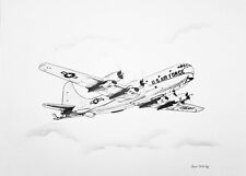 KC-97 Stratofreighter - Boeing Airplane Lithograph Print 16