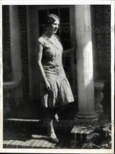 1929 Press Photo Ex-President Coolidge's daughter-in-law at home, New Haven, CT picture