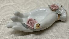 Thames Japan Hand Painted Jewelry Holder or Figurine Hand with Roses Gold Nail picture