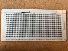 VINTAGE IBM COMPUTER METAL GAUGE - CARD PUNCHING EQUIPMENT - PUNCH CARD PLATE picture