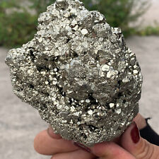 2.51LB Natural Chalcopyrite Calcite Crystal Clustrare Mineral Specimen picture