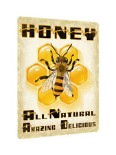 HONEY bee METAL SIGN for health store vintage style retro kitchen wall decor 603 picture