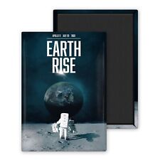 Earth Rise-Magnet Custom 54x78mm Photo Fridge picture