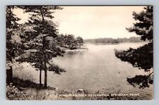 Stoneham, MA-Massachusetts, Scenic Spot Pond c1949, Vintage Souvenir Postcard picture